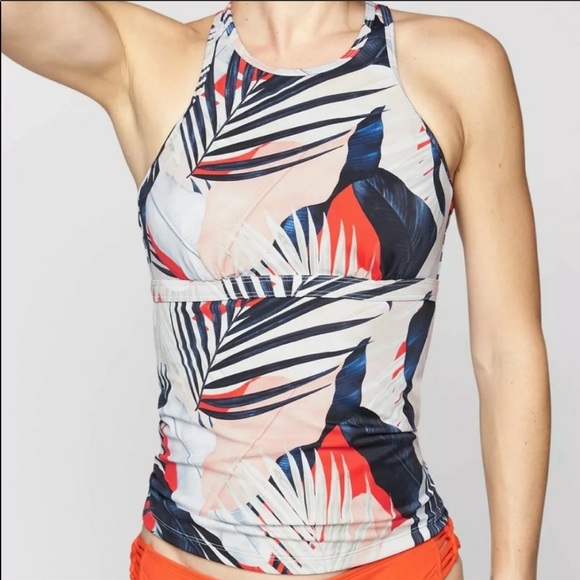 Athleta Tahitian Bra Cup Tankini Top - Picture 1 of 15